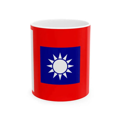 ROCA Battalion Flag 1953 (China) White Coffee Mug 11oz - Go Mug Yourself