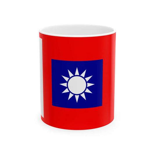 ROCA Battalion Flag 1953 (China) White Coffee Mug 11oz - Go Mug Yourself