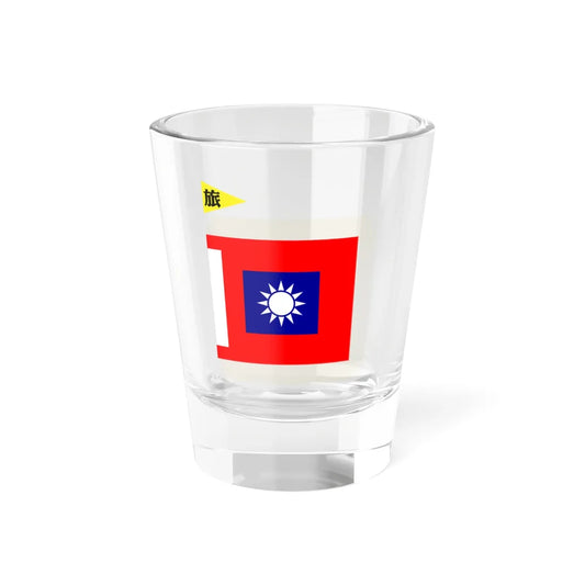ROCA Brigade Flag 1953 (China) Shot Glass 1.5oz 1.5oz - Go Mug Yourself