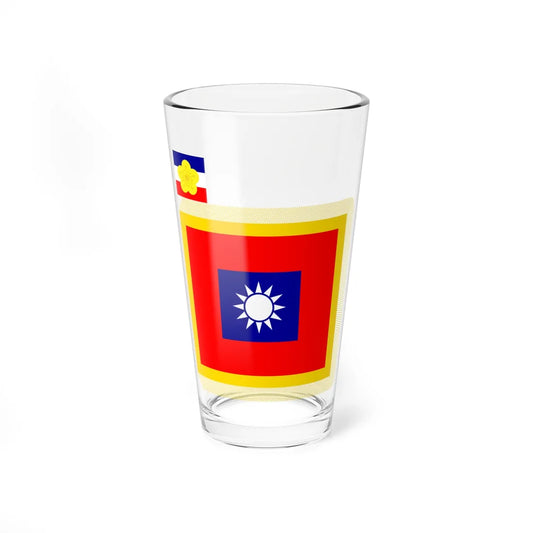 ROCA Commander-in-Chiefs Flag 1953 (China) Pint Glass 16oz 16oz - Go Mug Yourself