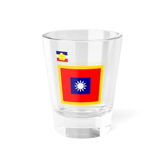 ROCA Commander-in-Chiefs Flag 1953 (China) Shot Glass 1.5oz 1.5oz - Go Mug Yourself