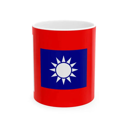 ROCA Company Flag 1934-Infantry (China) White Coffee Mug 11oz - Go Mug Yourself