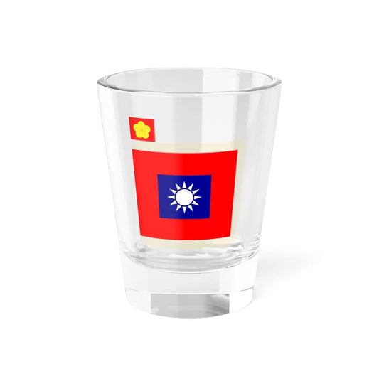 ROCA Deputy Commander-in-Chiefs Flag 1953 (China) Shot Glass 1.5oz 1.5oz - Go Mug Yourself