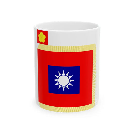 ROCA Deputy Commander-in-Chiefs Flag 1953 (China) White Coffee Mug 11oz - Go Mug Yourself