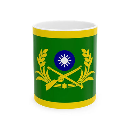 ROCA Deputy Commander-in-Chiefs Flag (China) White Coffee Mug 11oz - Go Mug Yourself