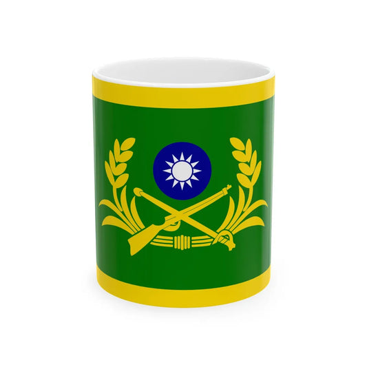 ROCA Deputy Commander-in-Chiefs Flag (China) White Coffee Mug 11oz - Go Mug Yourself