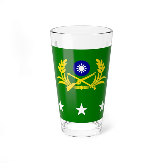 ROCA Generals Flag 1958 (China) Pint Glass 16oz 16oz - Go Mug Yourself