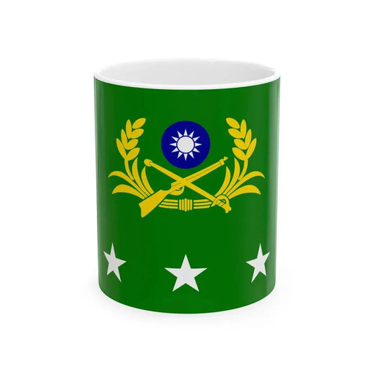 ROCA Generals Flag 1958 (China) White Coffee Mug 11oz - Go Mug Yourself