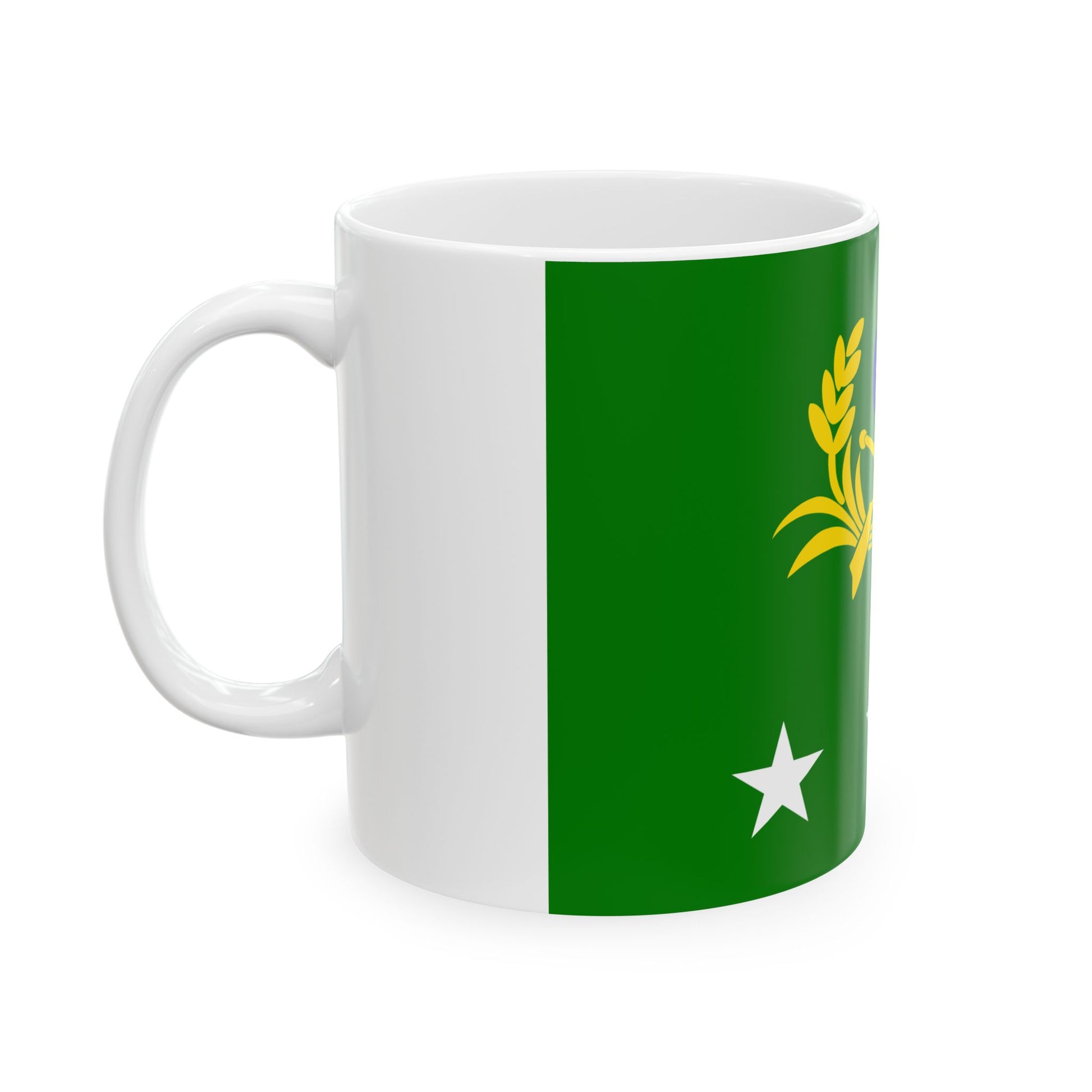 ROCA Generals Flag 1958 (China) White Coffee Mug-Go Mug Yourself