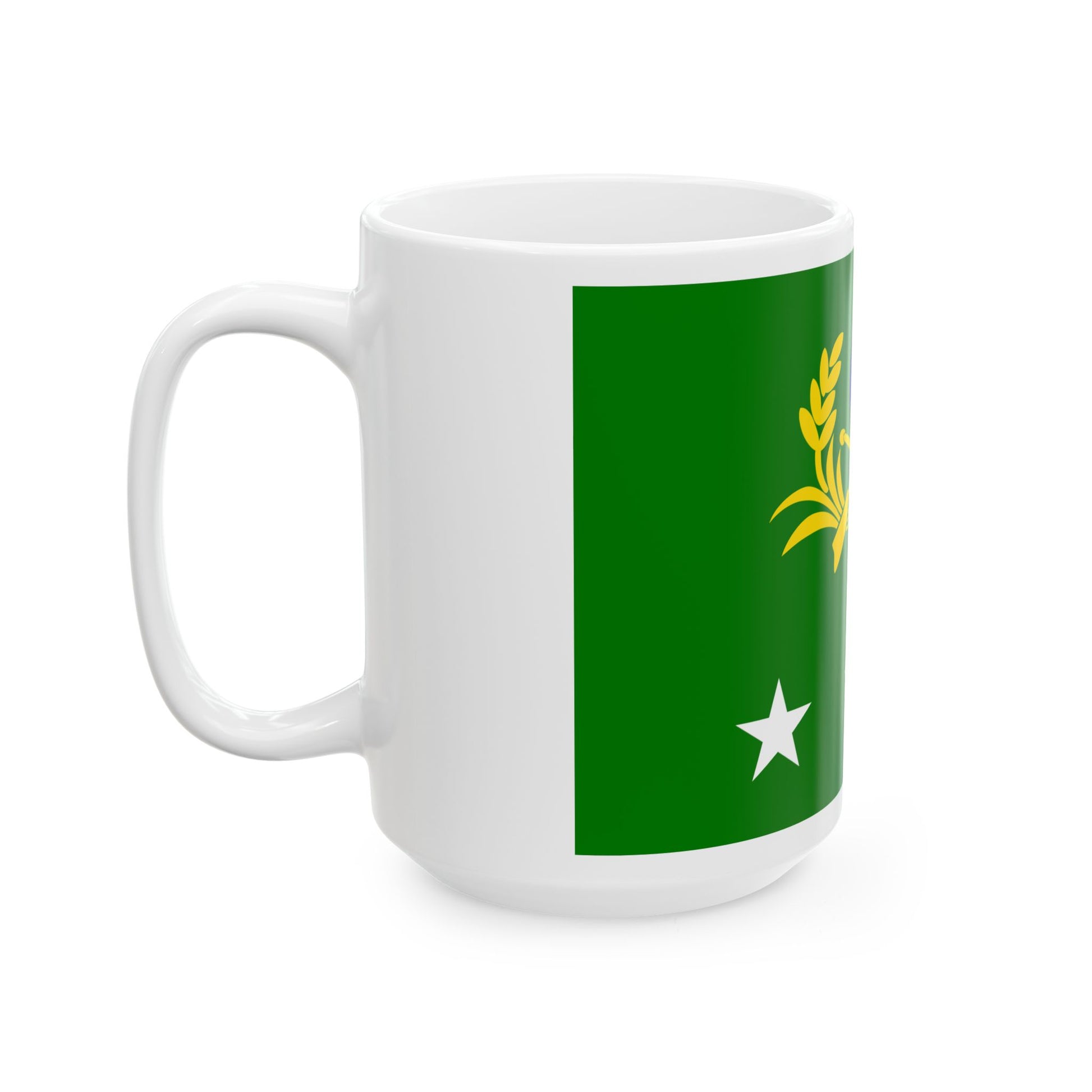 ROCA Generals Flag 1958 (China) White Coffee Mug-Go Mug Yourself