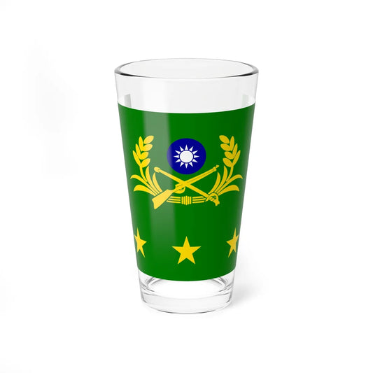ROCA Generals Flag (China) Pint Glass 16oz 16oz - Go Mug Yourself