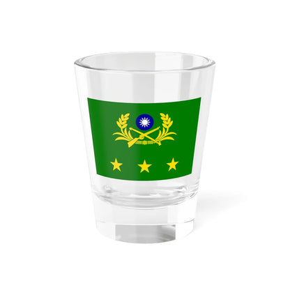 ROCA Generals Flag (China) Shot Glass 1.5oz 1.5oz - Go Mug Yourself