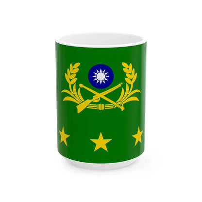 ROCA Generals Flag (China) White Coffee Mug 15oz - Go Mug Yourself