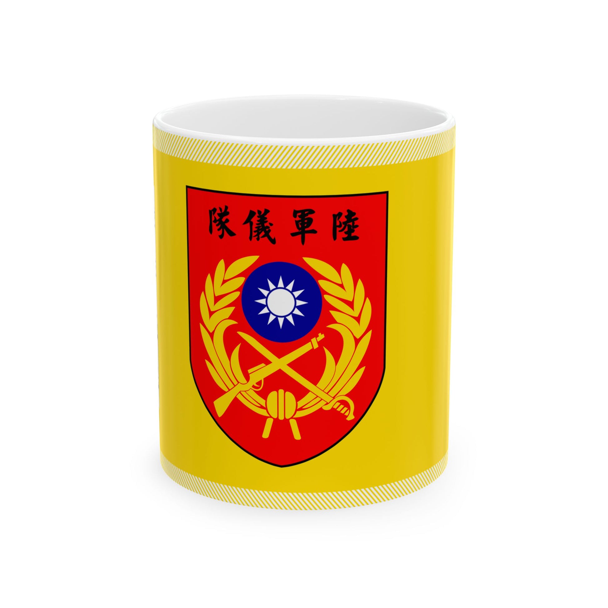 ROCA Honor Guard Flag (China) White Coffee Mug-11oz-Go Mug Yourself