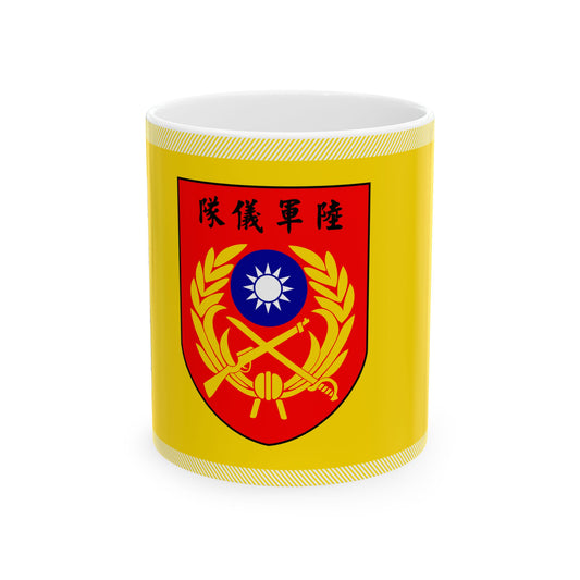 ROCA Honor Guard Flag (China) White Coffee Mug-11oz-Go Mug Yourself