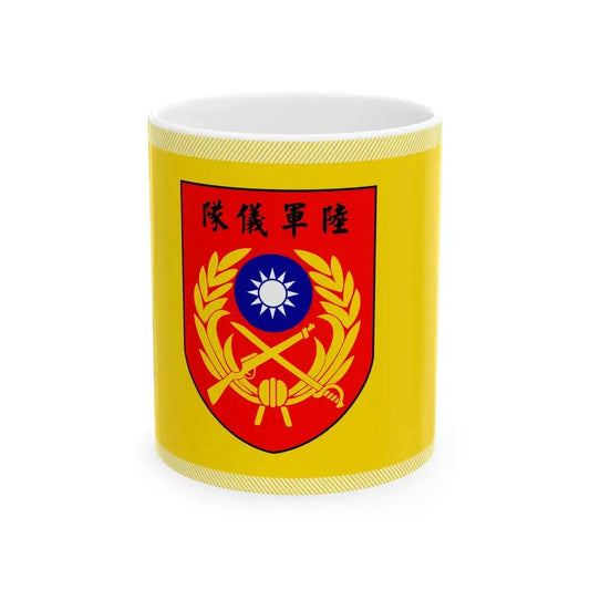 ROCA Honor Guard Flag (China) White Coffee Mug 11oz - Go Mug Yourself