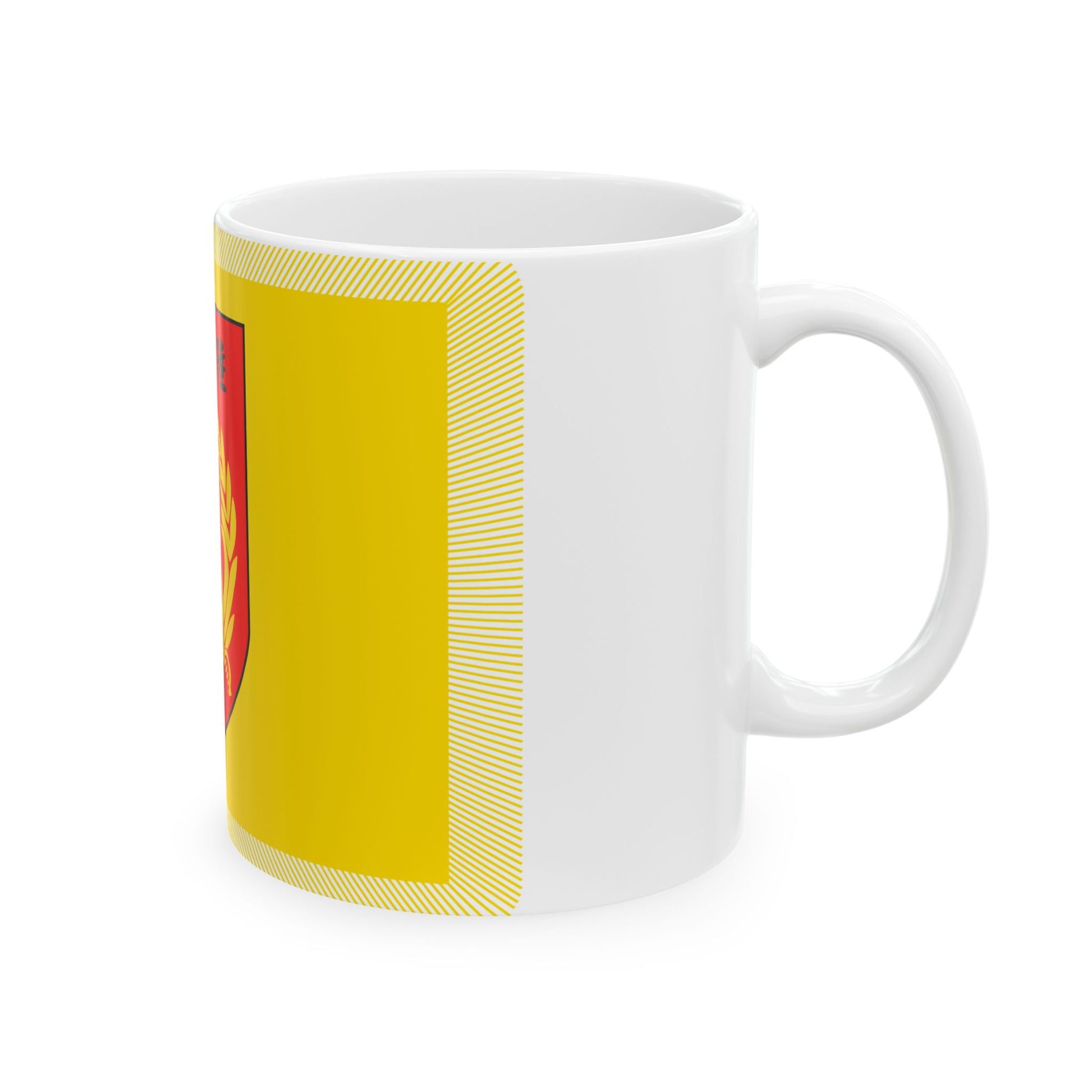 ROCA Honor Guard Flag (China) White Coffee Mug-Go Mug Yourself