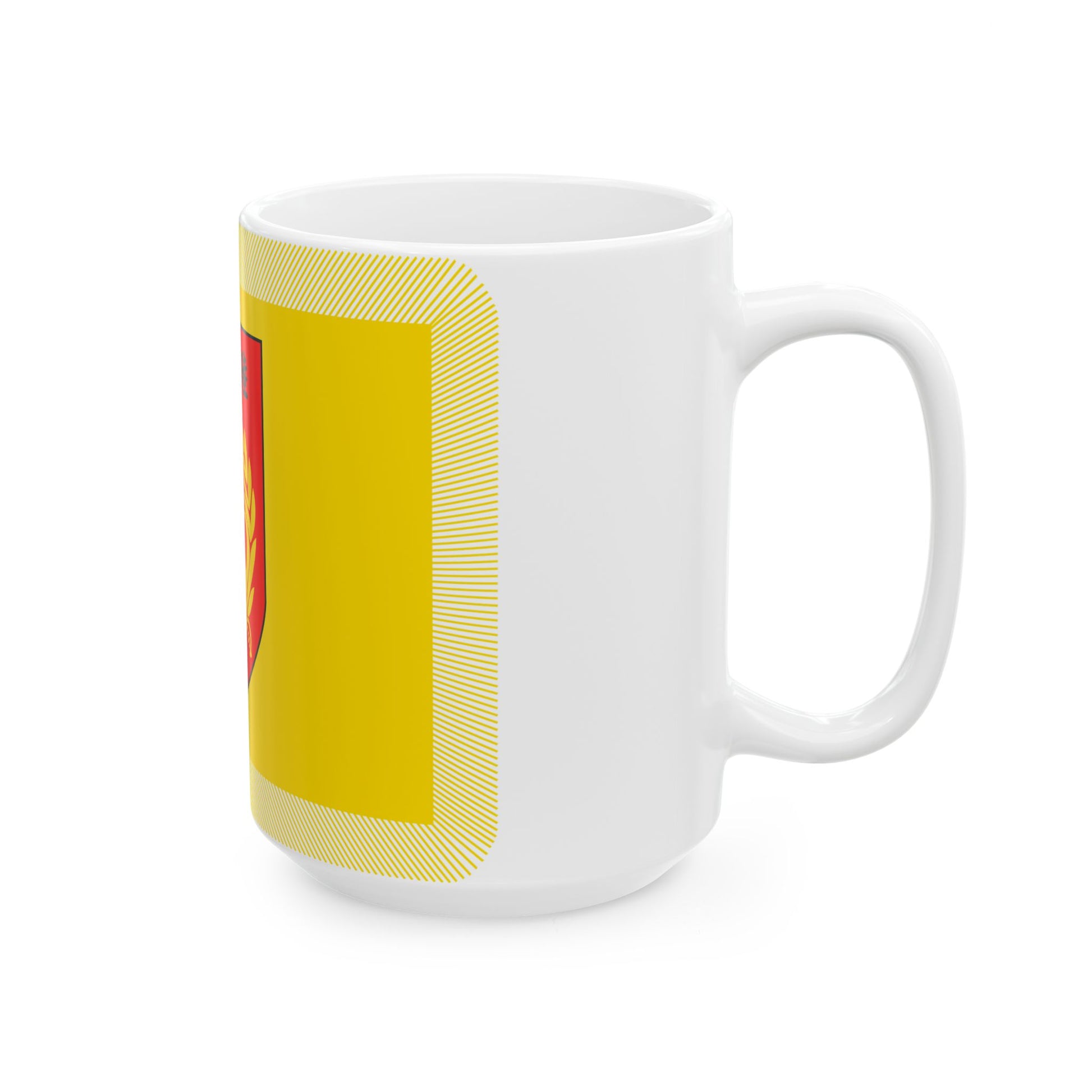 ROCA Honor Guard Flag (China) White Coffee Mug-Go Mug Yourself