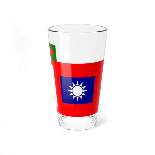 ROCA Hospital Flag 1934 (China) Pint Glass 16oz 16oz - Go Mug Yourself