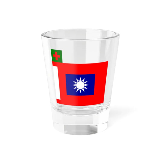 ROCA Hospital Flag 1934 (China) Shot Glass 1.5oz 1.5oz - Go Mug Yourself