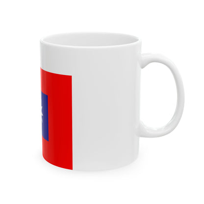 ROCA Hospital Flag 1934 (China) White Coffee Mug-Go Mug Yourself