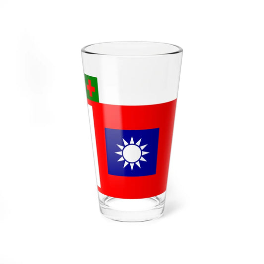 ROCA Hospital Flag 1935 (China) Pint Glass 16oz 16oz - Go Mug Yourself