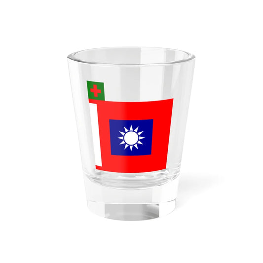 ROCA Hospital Flag 1935 (China) Shot Glass 1.5oz 1.5oz - Go Mug Yourself