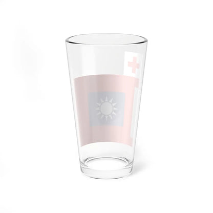 ROCA Hospital Flag 1953 (China) Pint Glass 16oz - Go Mug Yourself