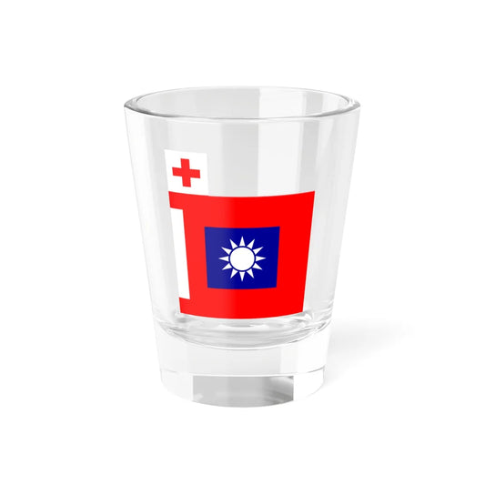 ROCA Hospital Flag 1953 (China) Shot Glass 1.5oz 1.5oz - Go Mug Yourself