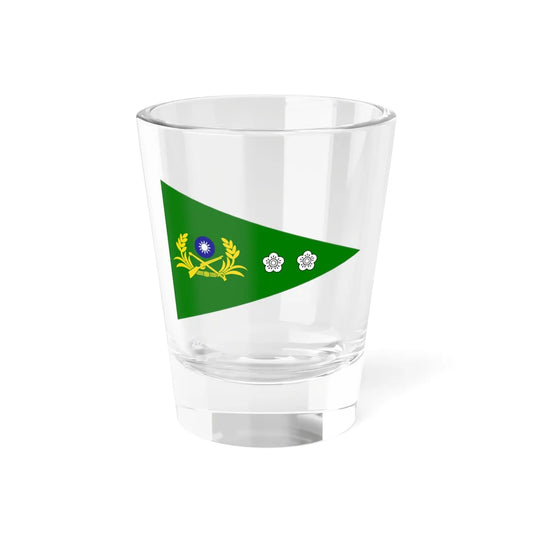 ROCA Lieutenant Colonels Flag (China) Shot Glass 1.5oz 1.5oz - Go Mug Yourself