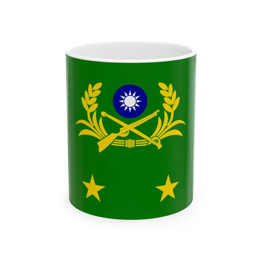ROCA Lieutenant Generals Flag (China) White Coffee Mug 11oz - Go Mug Yourself