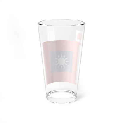 ROCA Machine Gun Troops Flag 1935 (China) Pint Glass 16oz - Go Mug Yourself