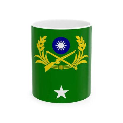 ROCA Major Generals Flag 1958 (China) White Coffee Mug 11oz - Go Mug Yourself