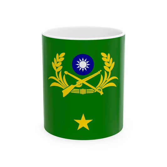 ROCA Major Generals Flag (China) White Coffee Mug 11oz - Go Mug Yourself