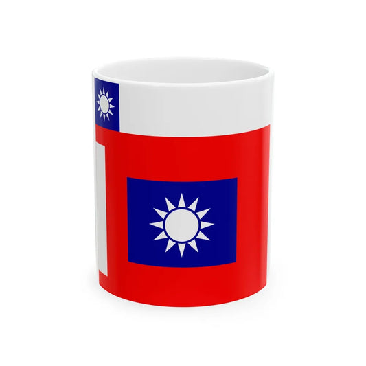 ROCA Political Warfare Flag 1934 (China) White Coffee Mug 11oz - Go Mug Yourself