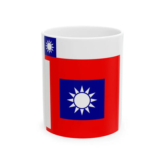 ROCA Political Warfare Flag 1935 (China) White Coffee Mug 11oz - Go Mug Yourself