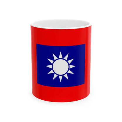 ROCA Regiment Flag 1934-Infantry (China) White Coffee Mug 11oz - Go Mug Yourself