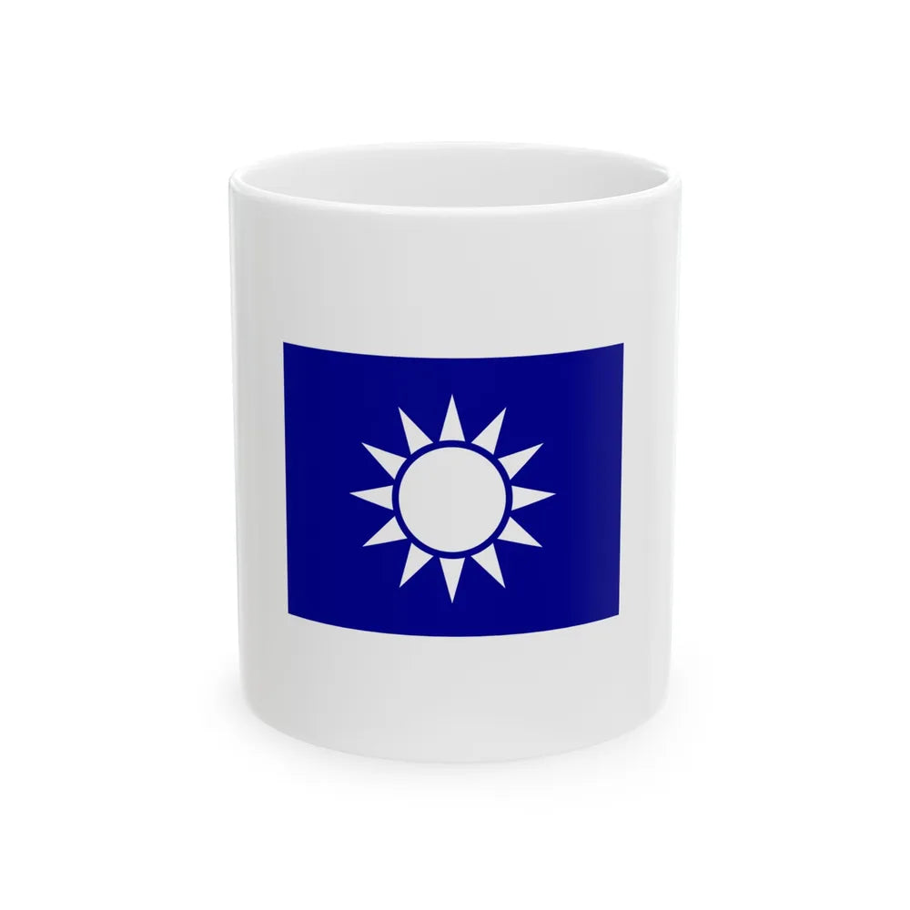 ROCA Regiment Flag 1934-Military Engineering (China) White Coffee Mug 11oz - Go Mug Yourself