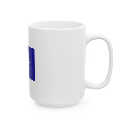 ROCA Regiment Flag 1934-Military Engineering (China) White Coffee Mug - Go Mug Yourself