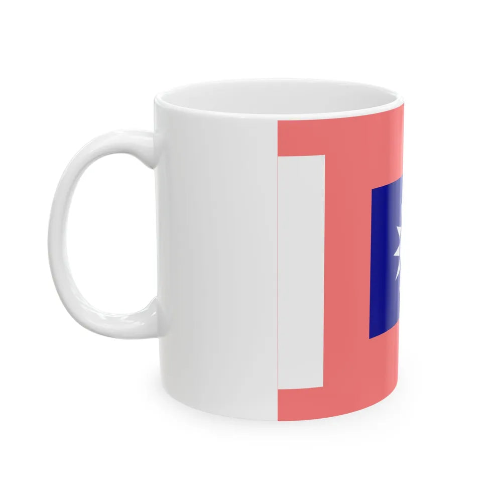 ROCA Regiment Flag 1934-Military Police (China) White Coffee Mug - Go Mug Yourself
