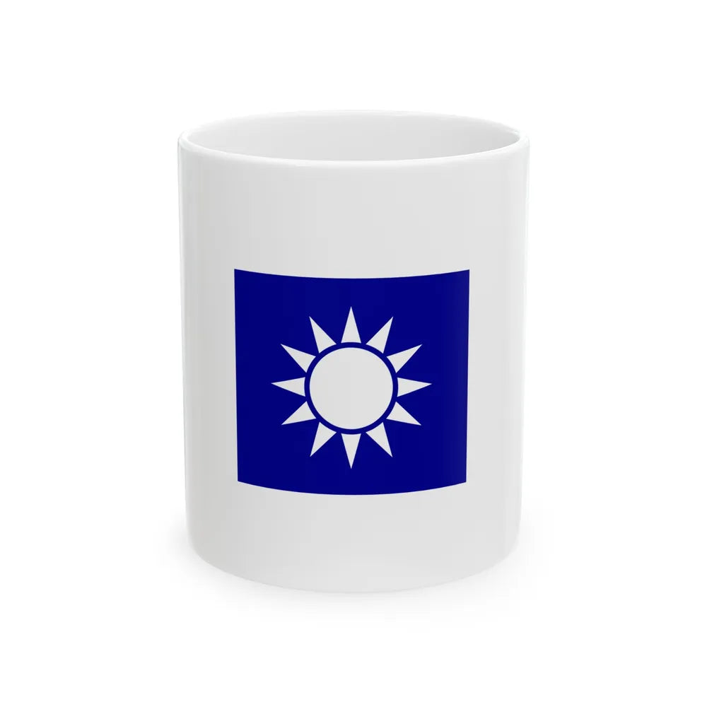 ROCA Regiment Flag 1935-Military Engineering (China) White Coffee Mug 11oz - Go Mug Yourself