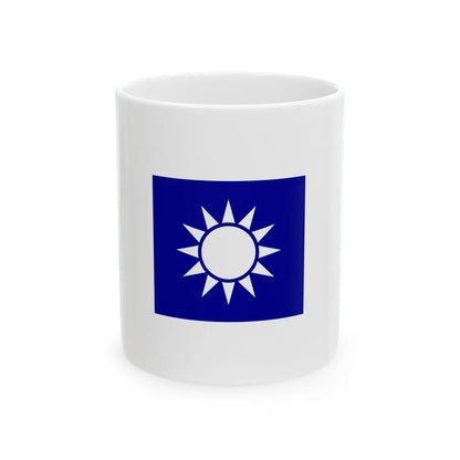 ROCA Regiment Flag 1935-Military Engineering (China) White Coffee Mug 11oz - Go Mug Yourself