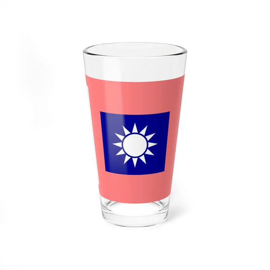 ROCA Regiment Flag 1935-Military Police (China) Pint Glass 16oz 16oz - Go Mug Yourself