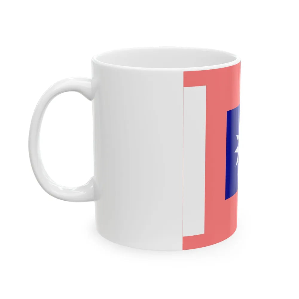 ROCA Regiment Flag 1935-Military Police (China) White Coffee Mug - Go Mug Yourself