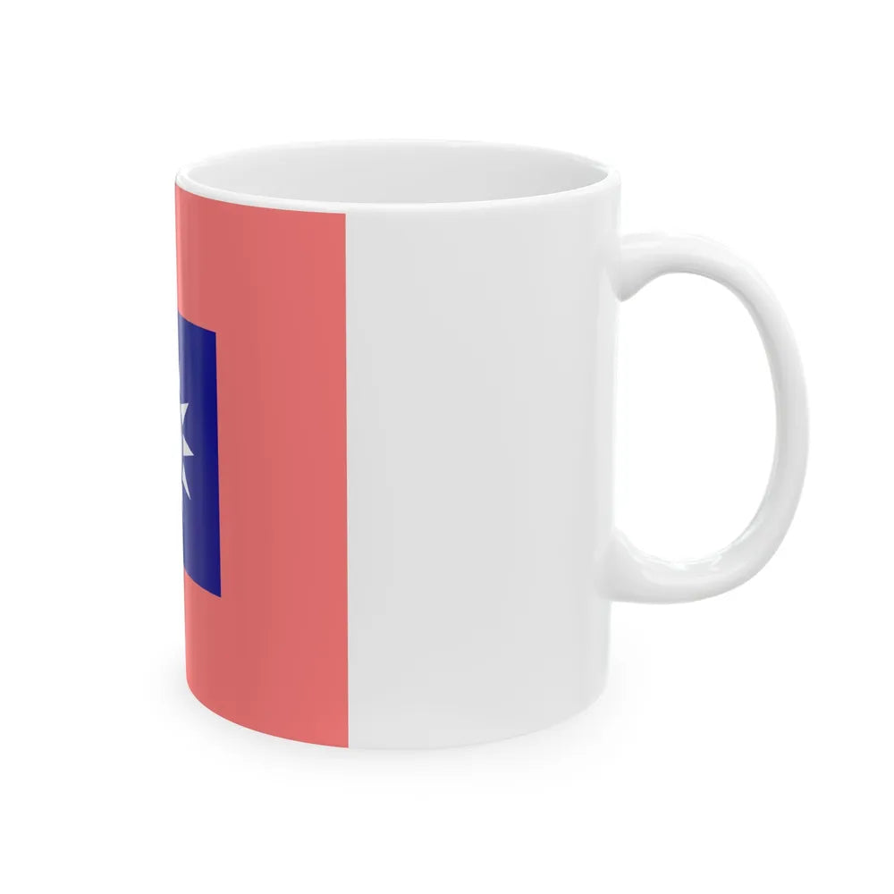 ROCA Regiment Flag 1935-Military Police (China) White Coffee Mug - Go Mug Yourself