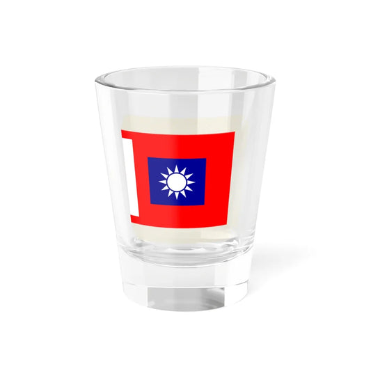 ROCA Regiment Flag 1953 (China) Shot Glass 1.5oz 1.5oz - Go Mug Yourself