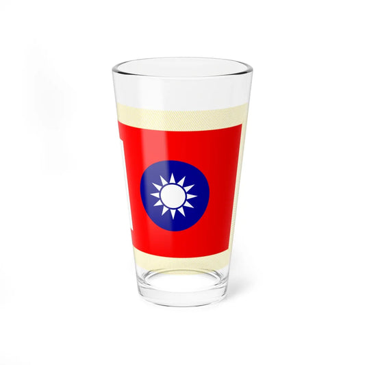 ROCA School Flag 1953 (China) Pint Glass 16oz 16oz - Go Mug Yourself