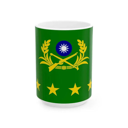 ROCA Senior Generals Flag (China) White Coffee Mug 15oz - Go Mug Yourself