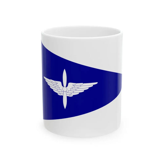 ROCAF Captains Flag 1948 (China) White Coffee Mug 11oz - Go Mug Yourself