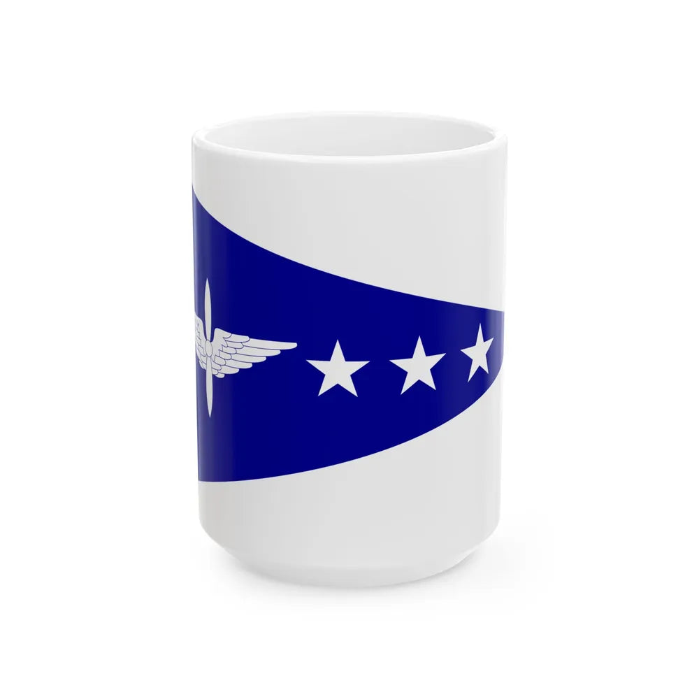ROCAF Colonels Flag 1937 (China) White Coffee Mug 15oz - Go Mug Yourself